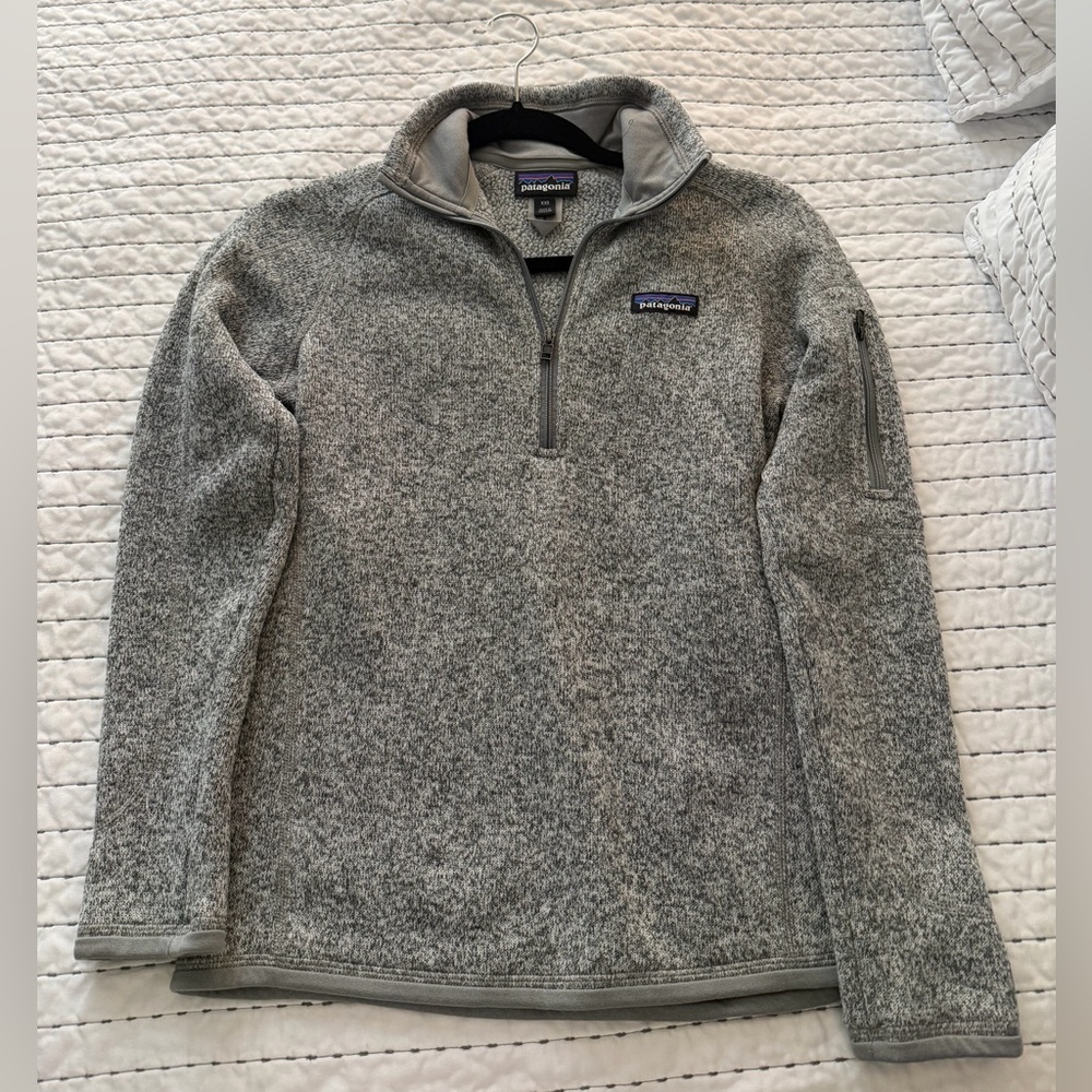 Patagonia Women’s Zip-Up Sweater in Heather Gray